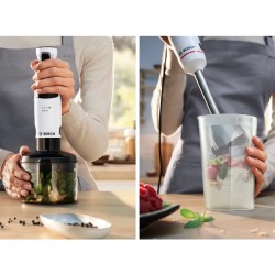 Bosch štapni mikser MSM4W220, mjerna posuda, sjeckalica, bijela