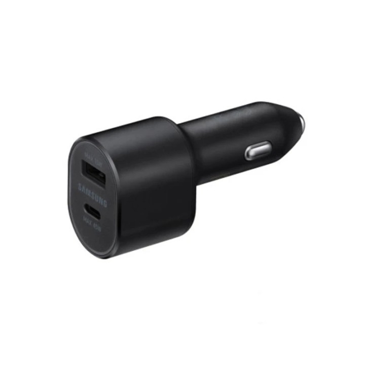 Samsung auto punjač USB-C 45W, USB-A 15W crni sa kablom
