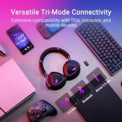 Slušalice Asus Rog Delta II Gaming Wireless Crne