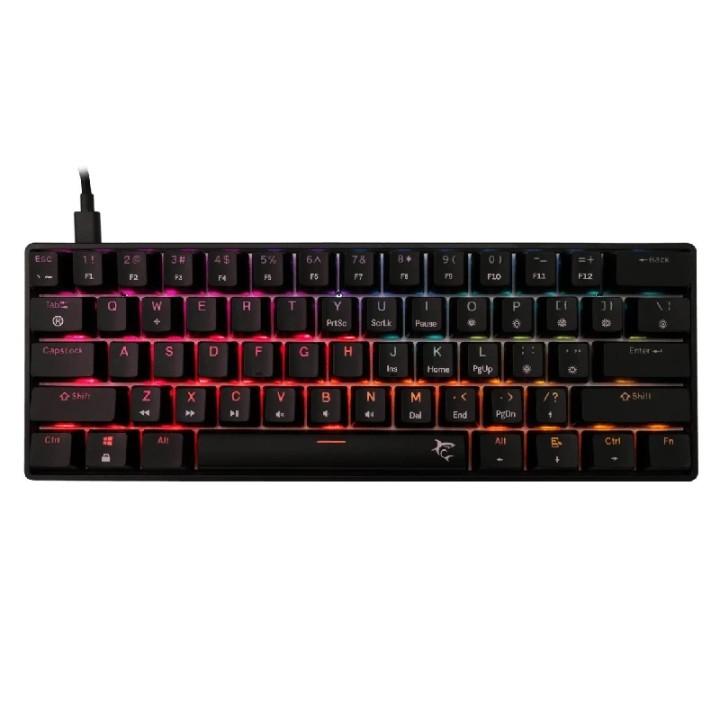 White shark gaming tastatura Shinobi-2 mehanička red SW US crna