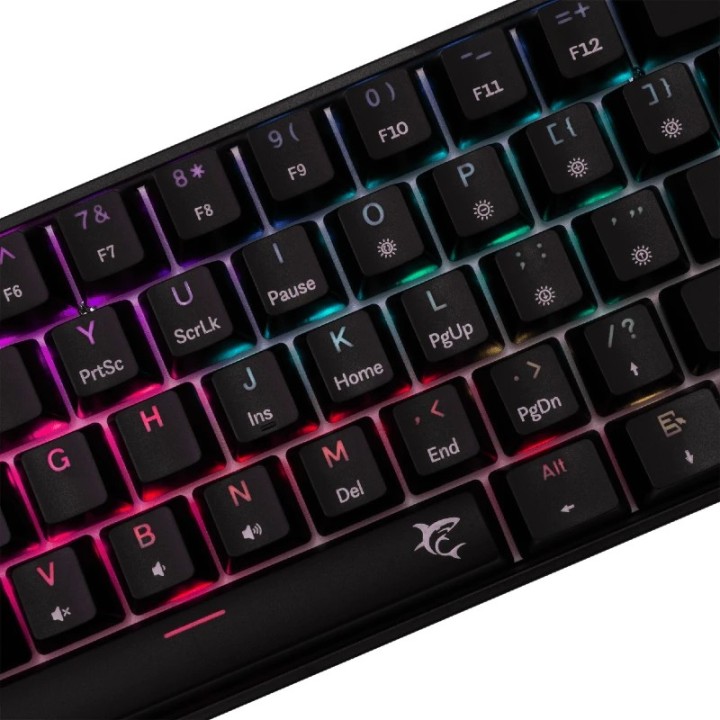 White shark gaming tastatura Shinobi-2 mehanička red SW US crna