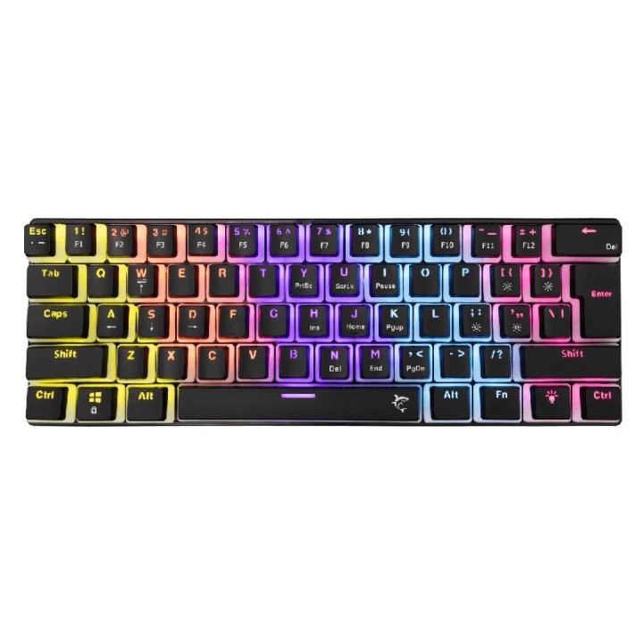 White shark gaming tastatura Ashiko red SW crna