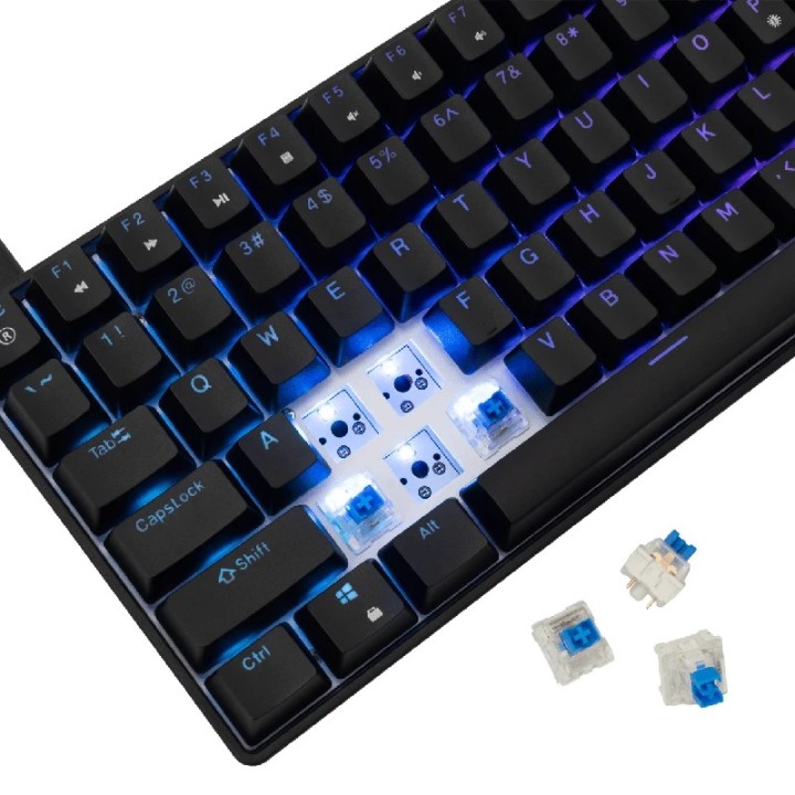 White shark tastatura Hamachi mehanička blue SW US crna