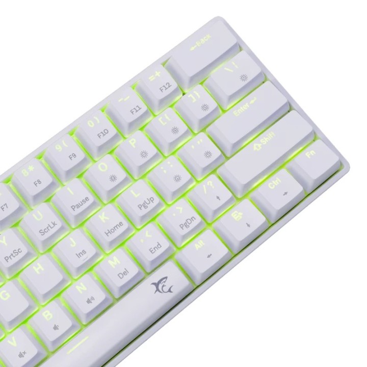 White shark tastatura Shinobi-2 mehanička blue SW US bijela