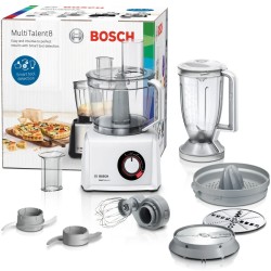 Bosch multipraktik MC812W620, 3.9L posuda, blender, sjeckalica, cijedilo, bijeli