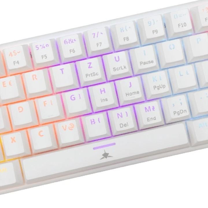 White shark gaming tastatura Wakizashi-2 mehanička red SW US bijela