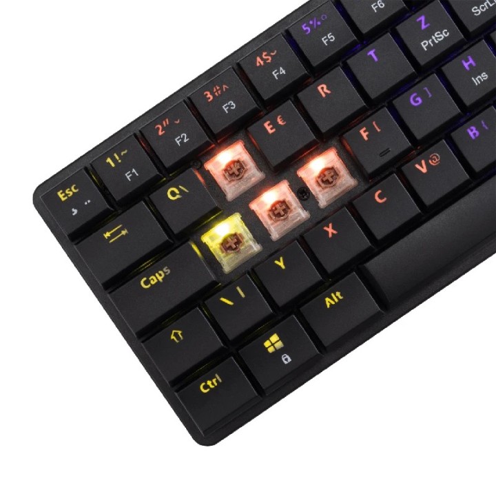 White shark tastatura Nagamaki mehanička brown SW US crna