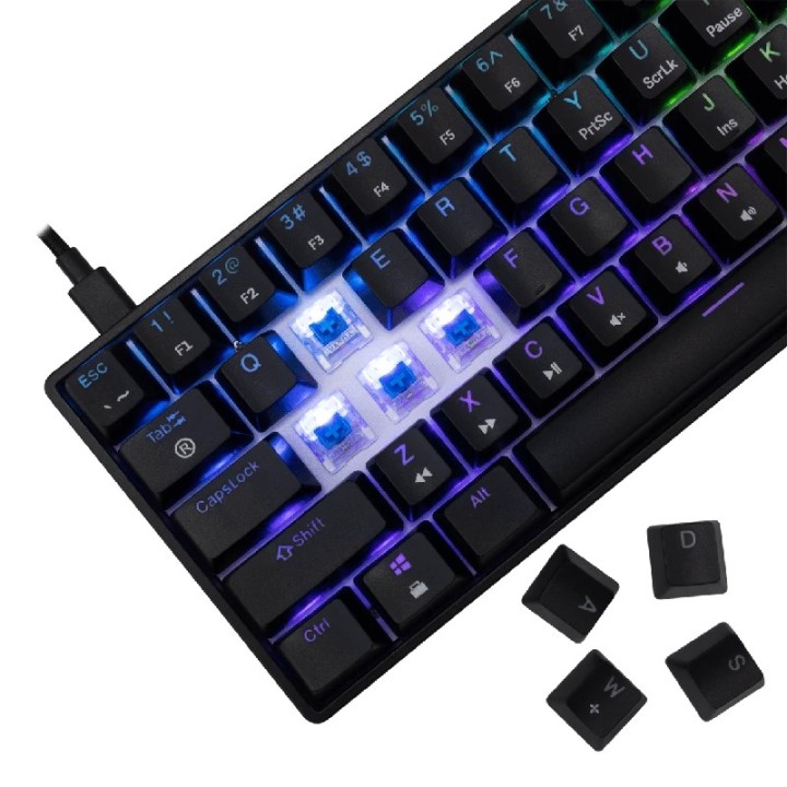 White shark tastatura Shinobi-2 blue SW crna