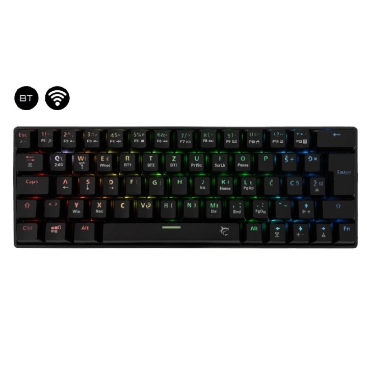 White shark tastatura Kaiken crna