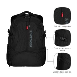 Wenger ICONS ruksak za laptop 15,6'' crni