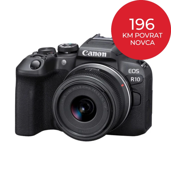 Canon EOS R10 + RF-S 18-45mm IS STM