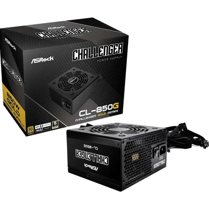 Asrock napojna jedinica Challenger 750W 80+ Gold ATX 3.1, PCIe 5.1