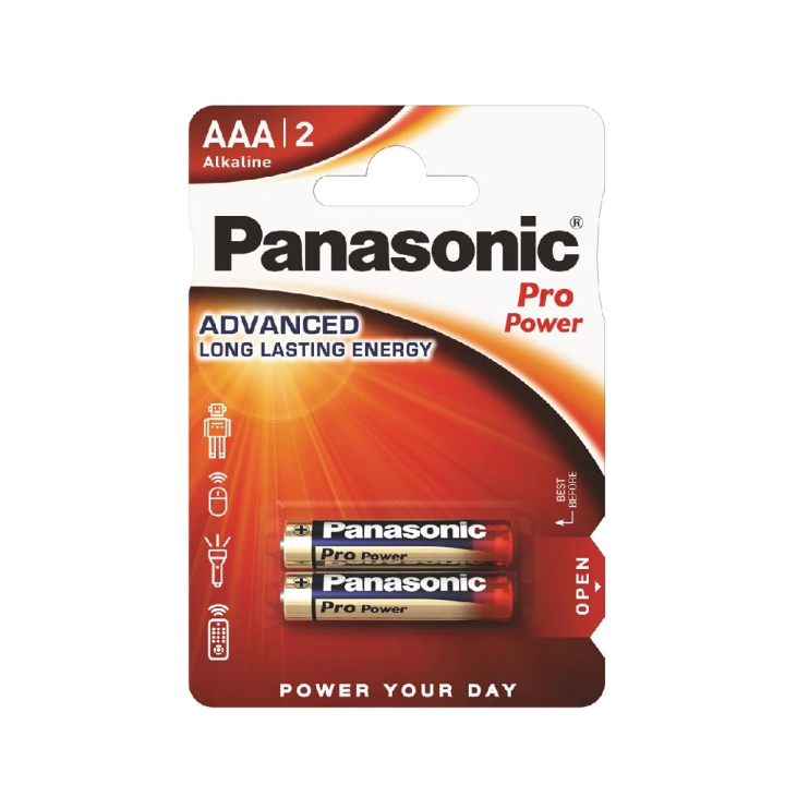 Panasonic baterije LR03PPG/2BP Alkaline Pro Power