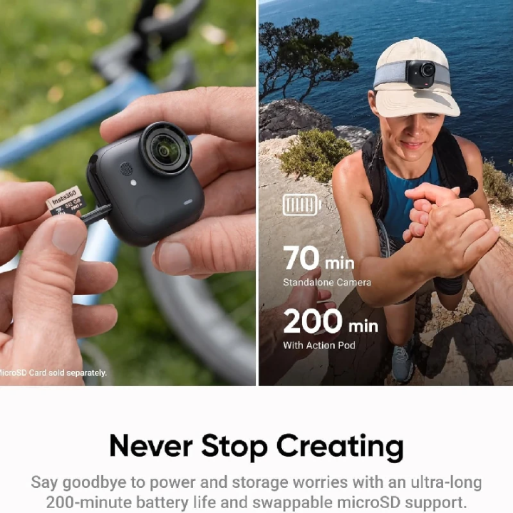 Insta360 GO Ultra Creator Midnight Black