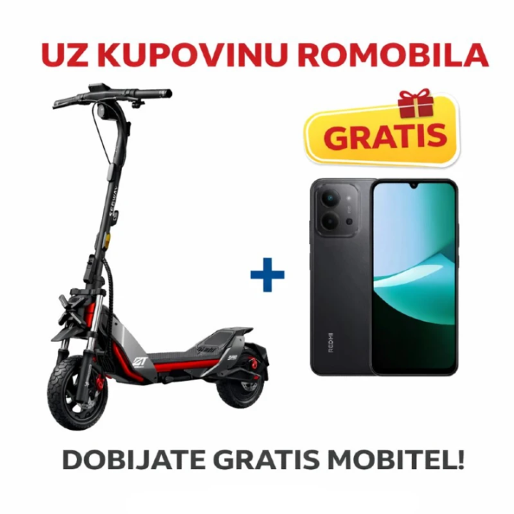 Segway električni romobil Ninebot Kickscooter ZT 3 PRO + Gratis mobitel Xiaomi 14C