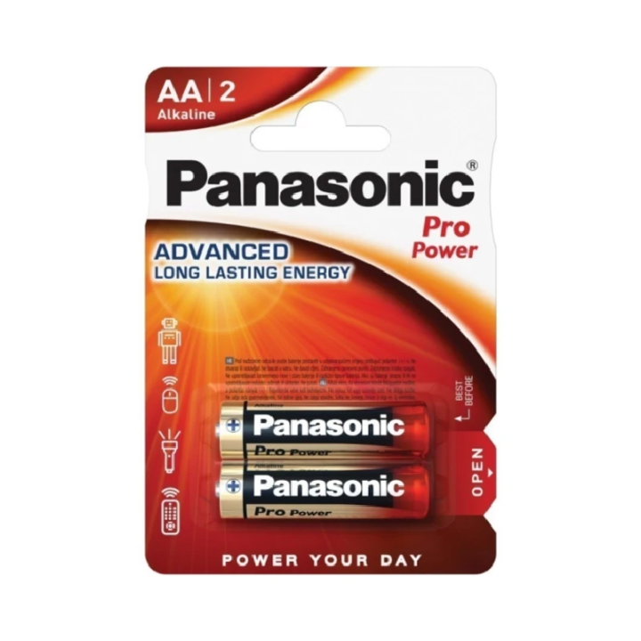 Panasonic baterije LR6PPG/2BP Alkaline Pro Power
