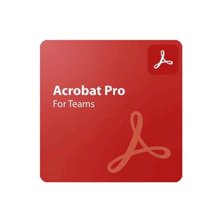Adobe Acrobat Professional DC, CC for teams, Multi. Platforms, IE, najam na 12 mjeseci