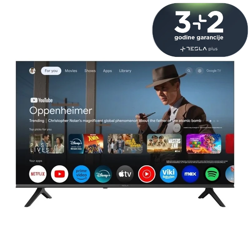 Televizor Tesla 55S645BUS LED TV 55'' (140 cm) 4K UHD, Google TV