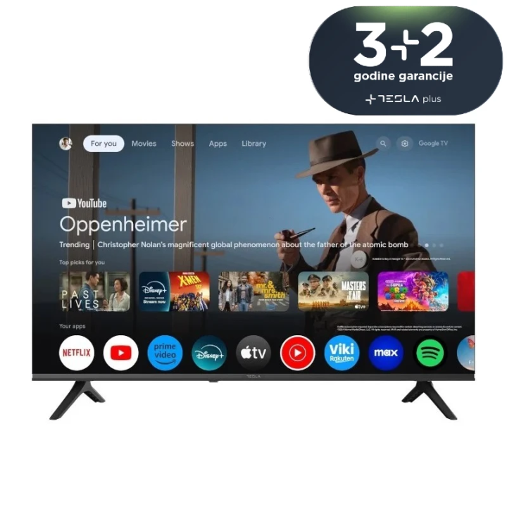 Televizor Tesla 55S645BUS LED TV 55'' (140 cm) 4K UHD, Google TV