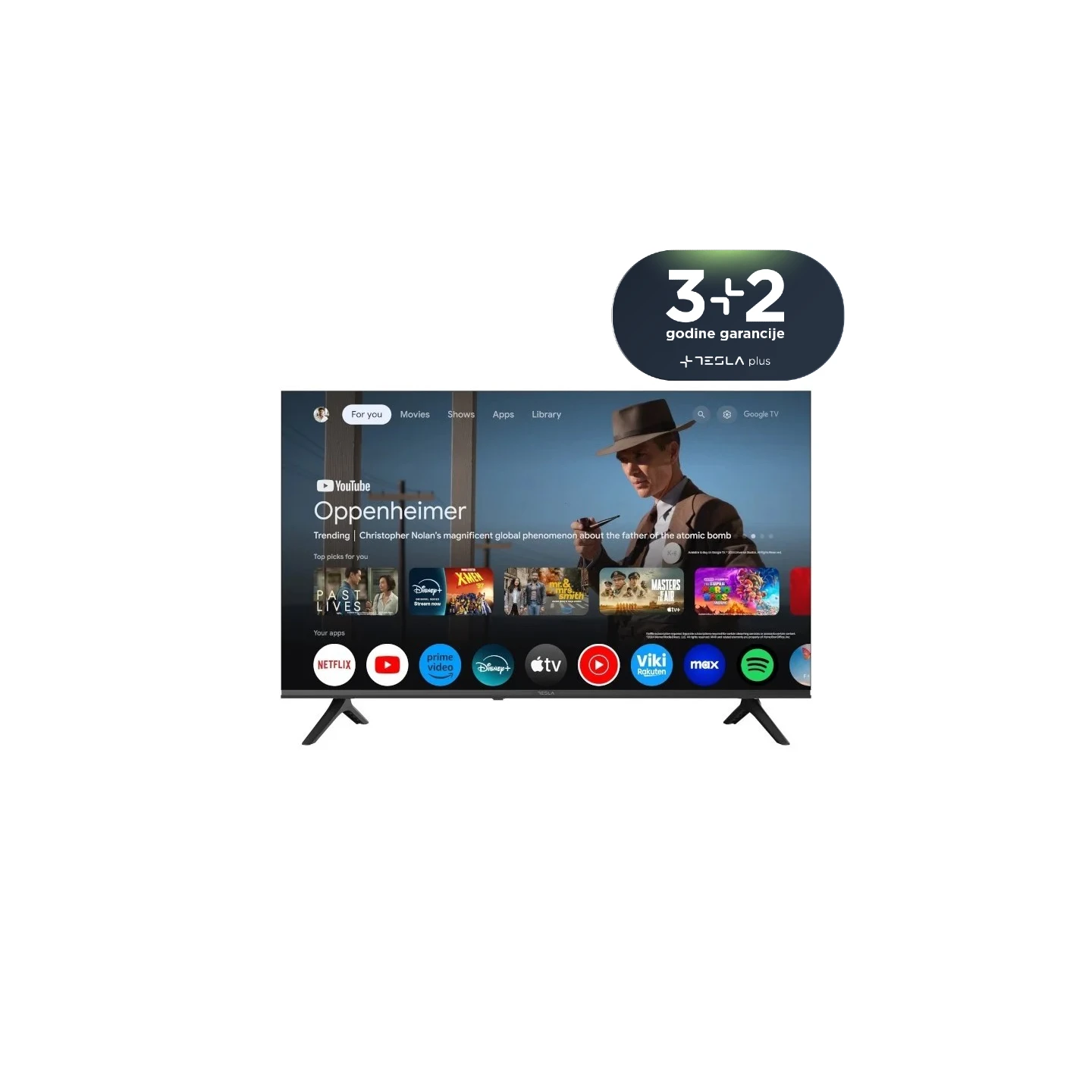 Televizor Tesla 55S645BUS LED TV 55'' (140 cm) 4K UHD, Google TV