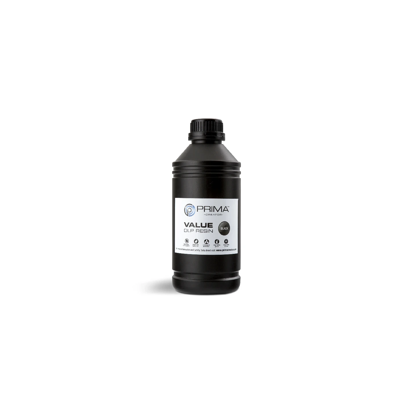 PrimaCreator Value UV / DLP Resin - 1000 ml - crni
