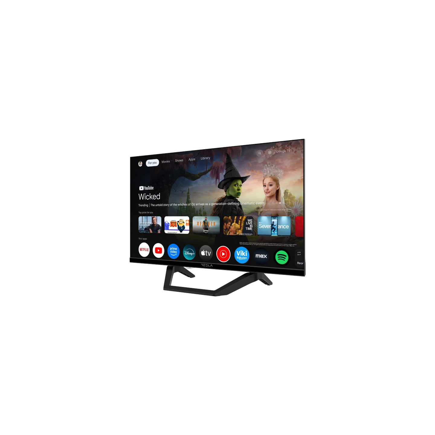 Tesla Televizor 24E655BHS 24'' (61cm) HD, Google TV, 12V Adapter za auto