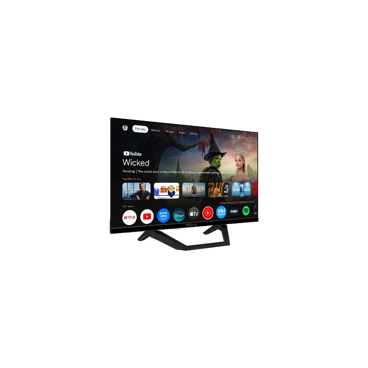 Tesla Televizor 24E655BHS 24'' (61cm) HD, Google TV, 12V Adapter za auto