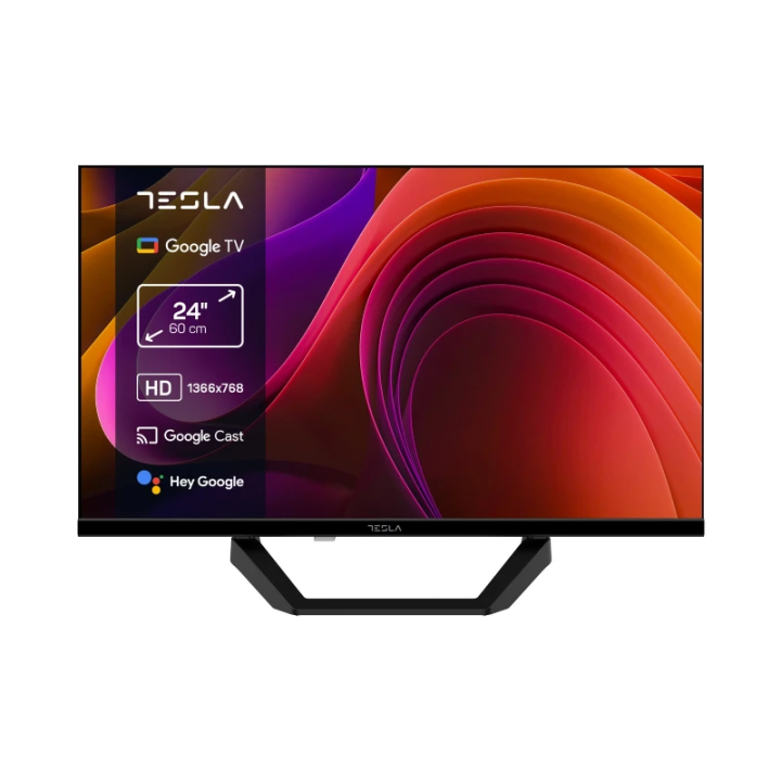 Tesla Televizor 24E655BHS 24'' (61cm) HD, Google TV, 12V Adapter za auto
