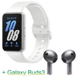 Samsung Galaxy Watch Fit 3 Silver + Galaxy Buds3 Silver