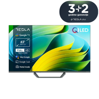 Tesla TV Q43E665GFS QLED FHD 43'' (109cm) FHD, Google TV