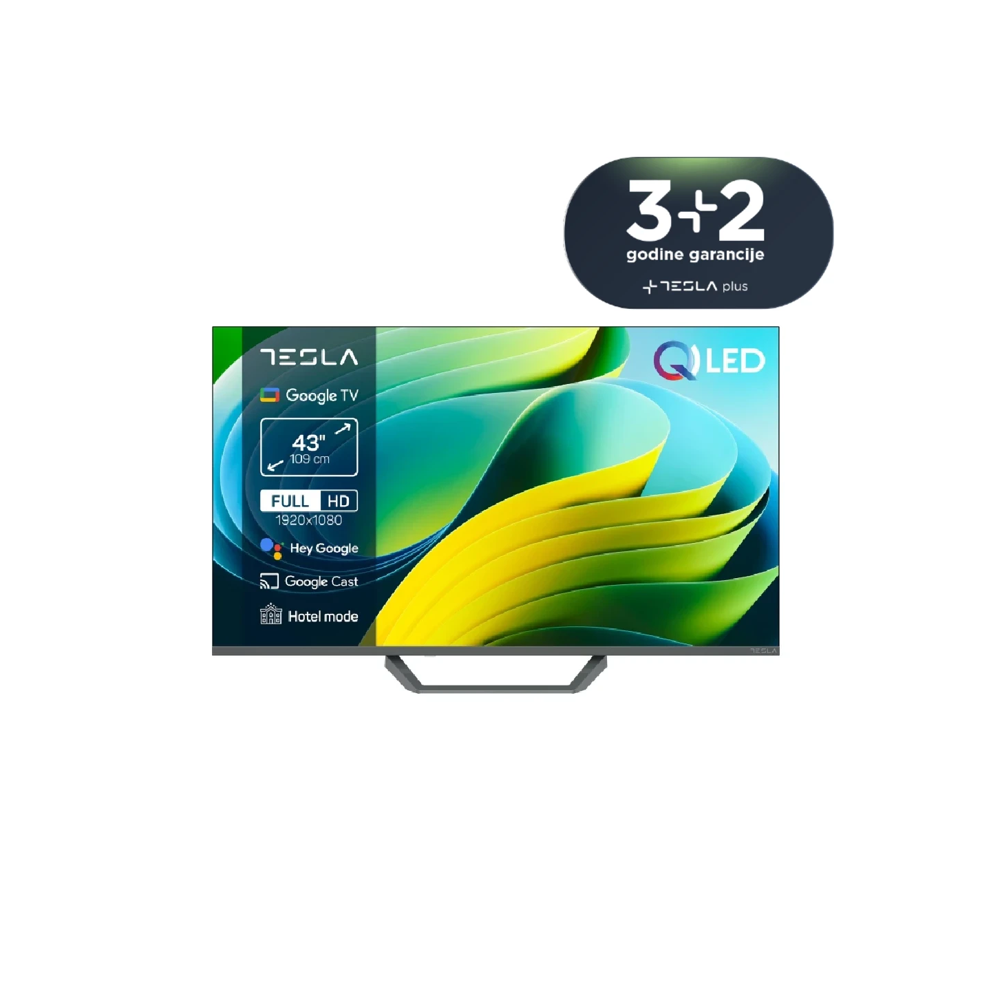 Tesla Televizor Q43E665GFS QLED FHD 43'' (109cm) FHD, Google TV