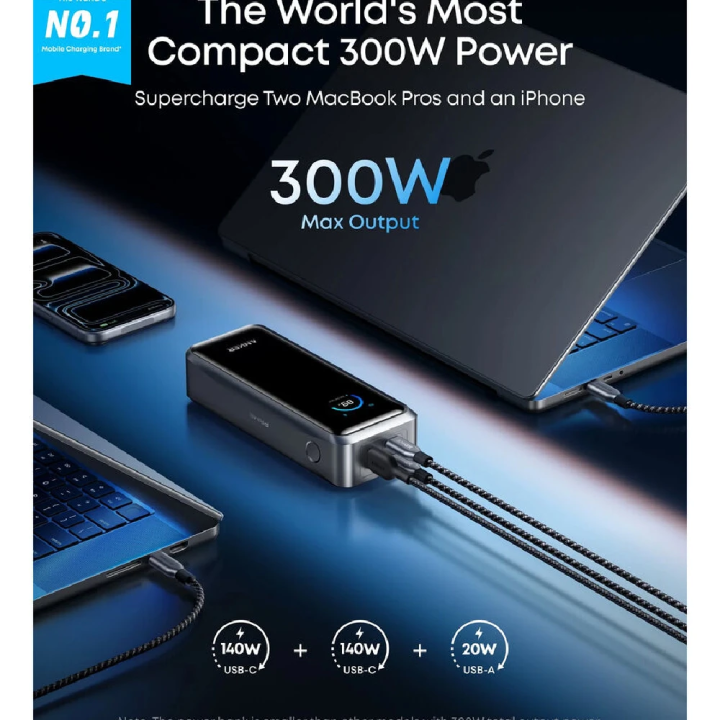 Anker Prime Power Bank (26.250mAh 300W) Black