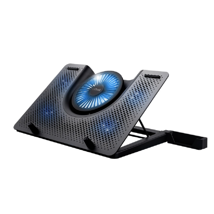 Trust Quno Cooling Stand LED GXT 1125 Laptop cooling stand sa 5 ventilatora + stalak za telefon