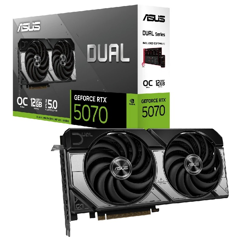 Asus grafička kartica nVidia Dual RTX5070 12GB GDDR7