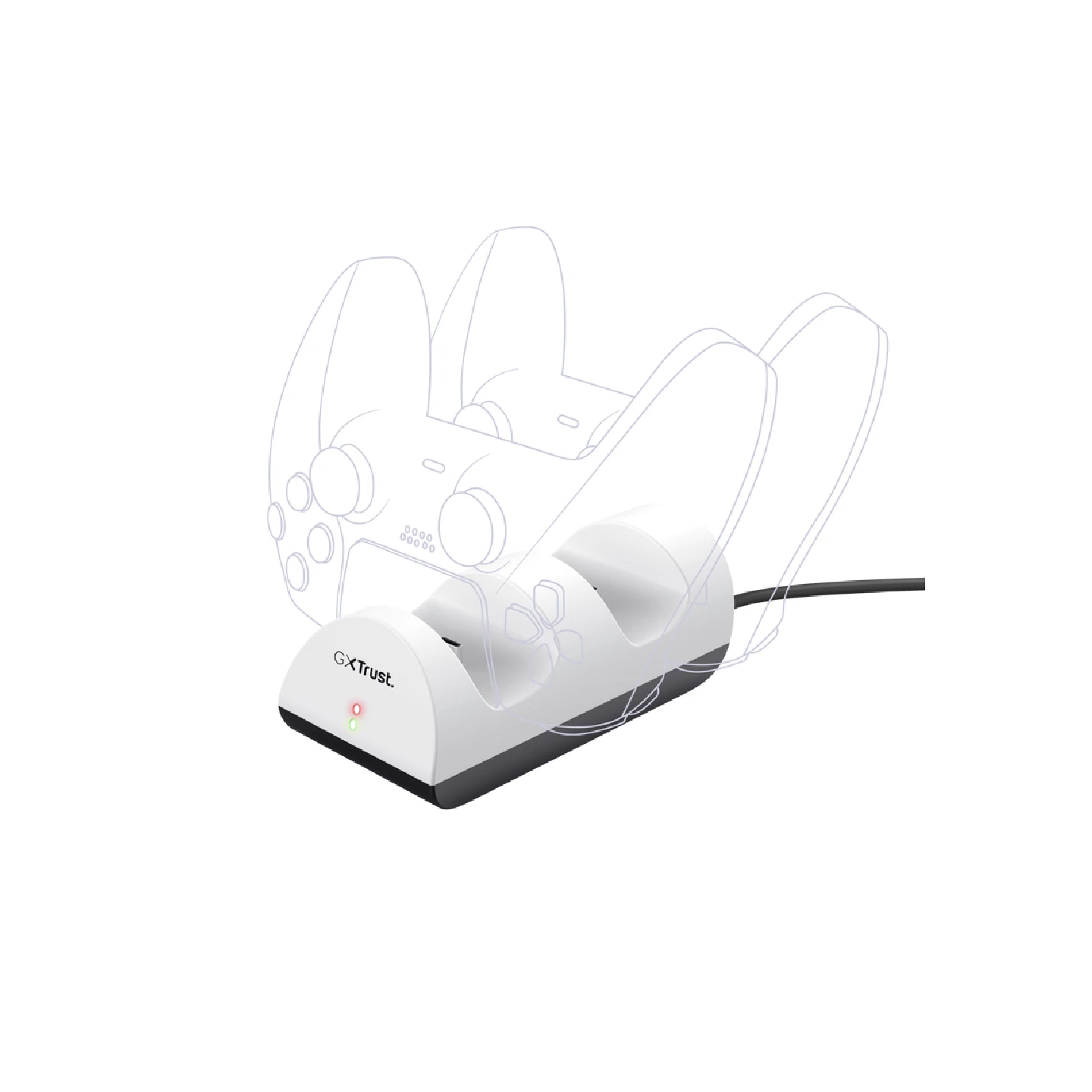 Trust GXT254 duo charge dockza PS5