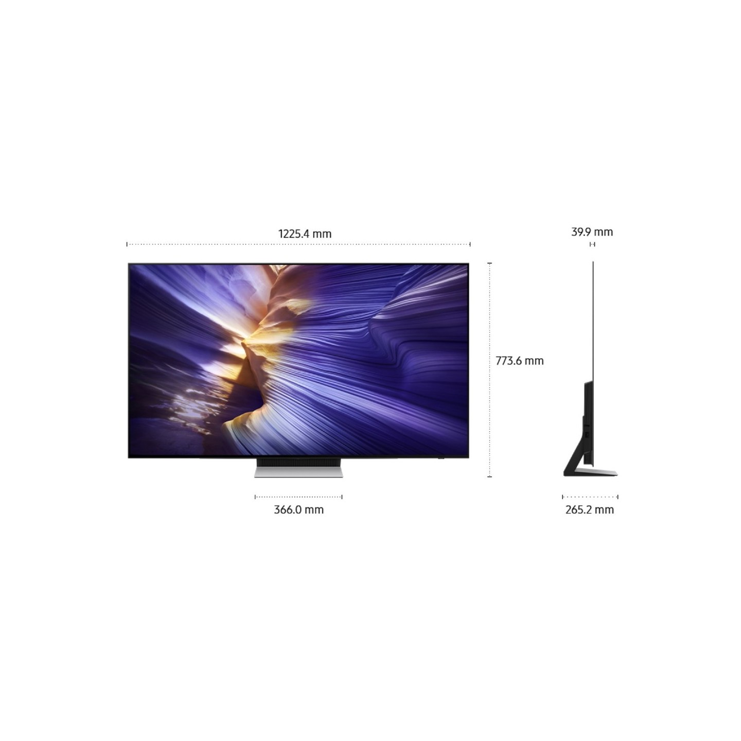Samsung Televizor QE55S90FAEXXH OLED 55'' (140cm) 4K UHD, Ai Tizen TV