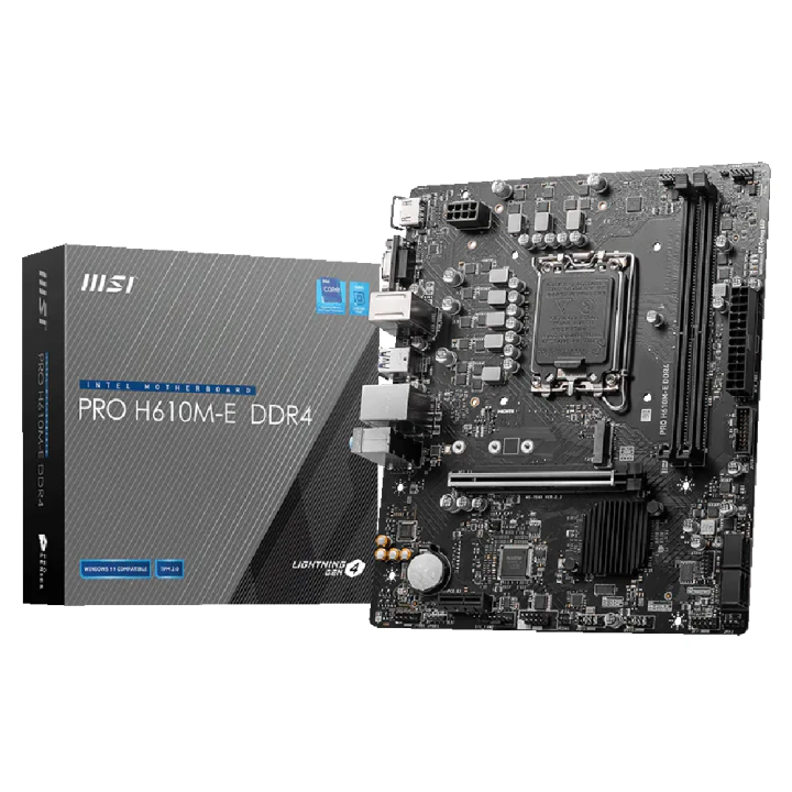 MSI matična ploča PRO H610M-E DDR4, LGA1700