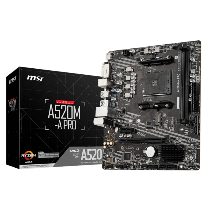MSI matična ploča A520M-A PRO AM4