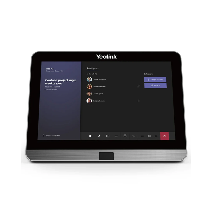 Yealink MTouch E2, konferencijski kontrolni panel, zaslon osjetljiv na dodir 8"