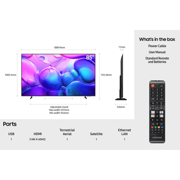 Samsung Televizor QE75Q6FAAUXXH QLED 75'' (189cm) Smart, 4K UHD, Tizen TV