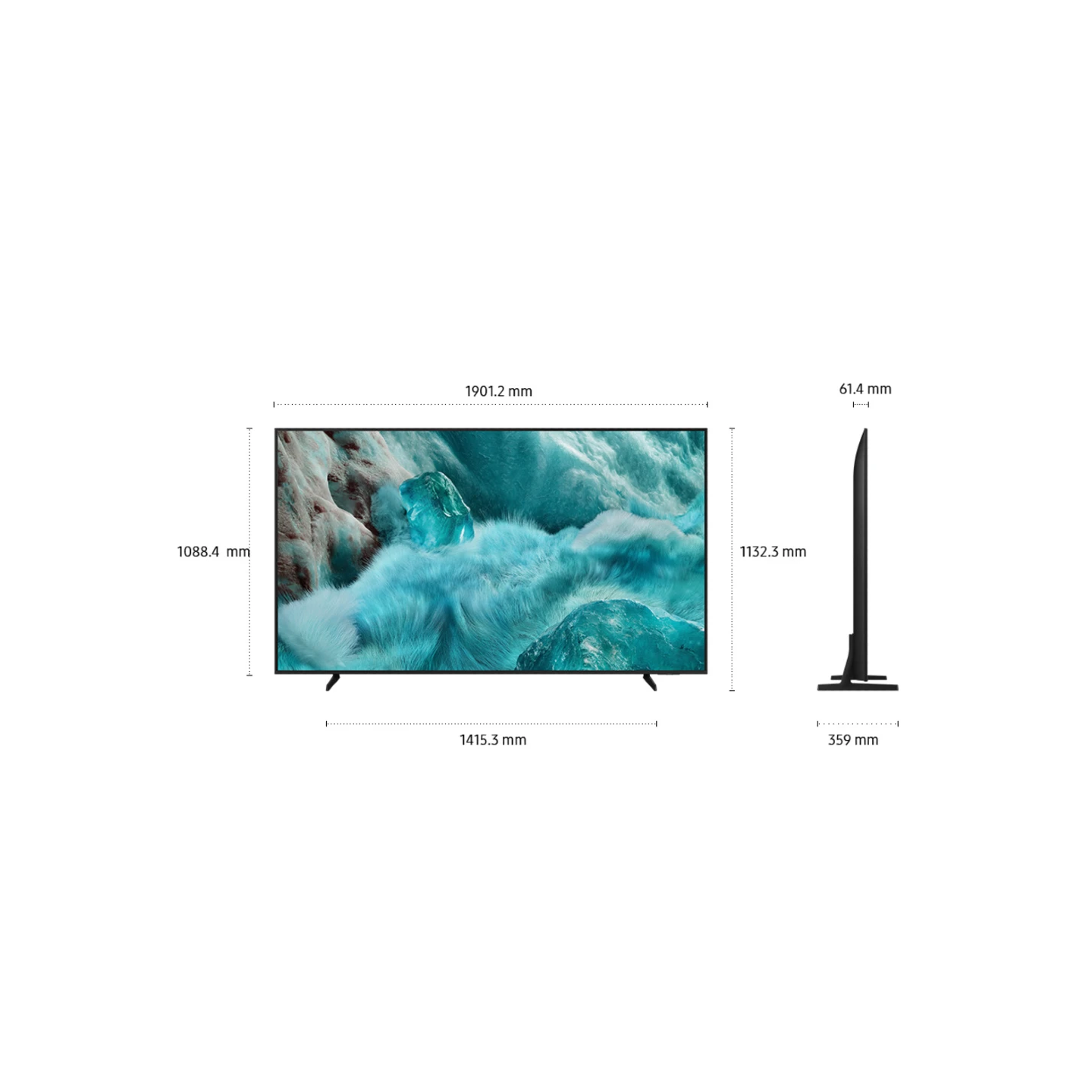 Samsung Televizor QE85Q7FAAUXXH QLED 85'' (216cm) 4K UHD, Ai Tizen TV