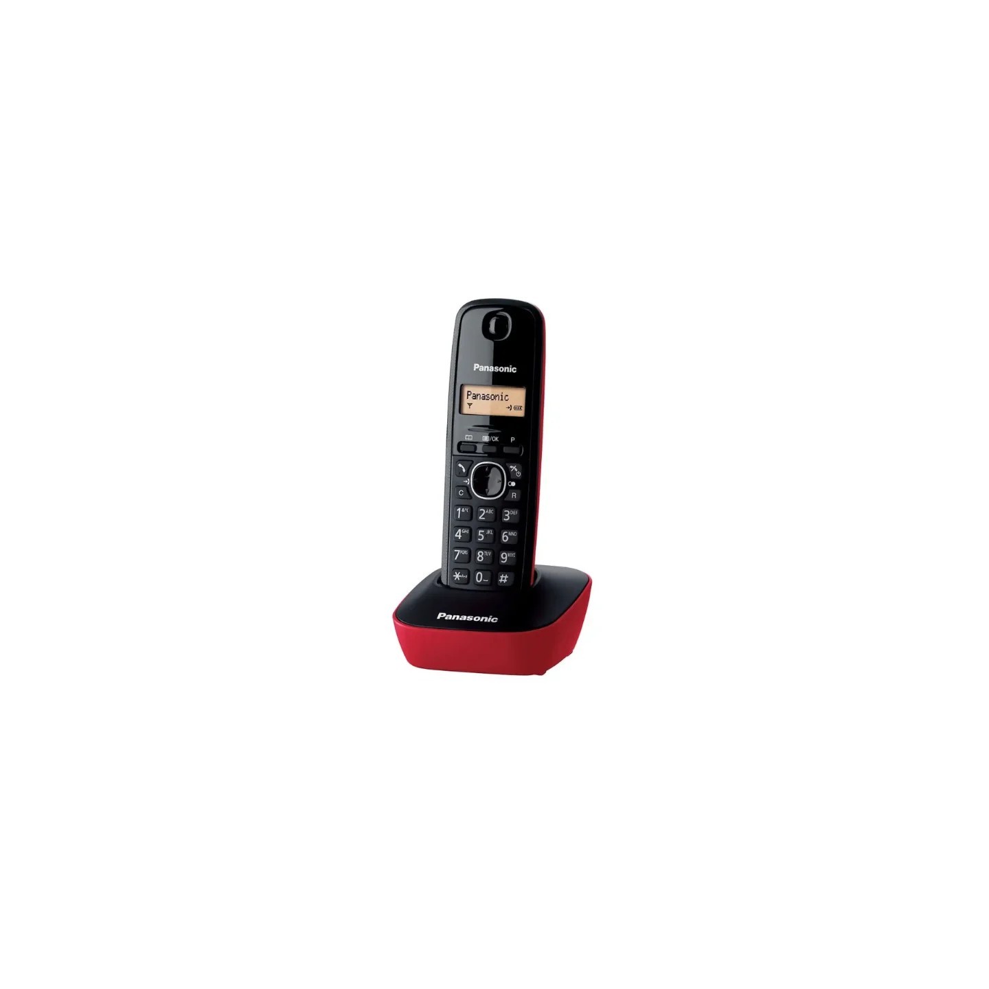 Panasonic telefon KX-TG1611FXR - bežični crveni