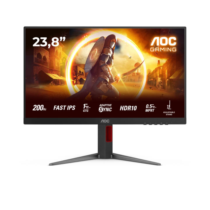 AOC Monitor 24" 24G4HA IPS, FHD, 200Hz Gaming