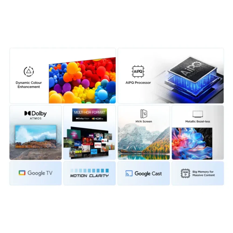 TCL Televizor 43V6C LED 43'' (109cm) 4K UHD, Google TV