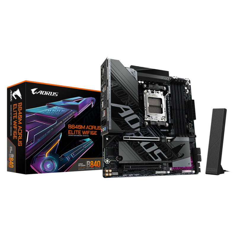 Gigabyte matična ploča B840 AORUS ELITE, AM5