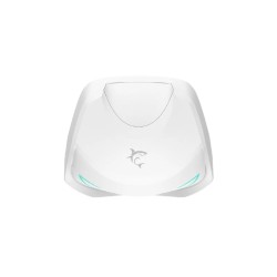 White shark slušalice i mikrofon Titan bijele