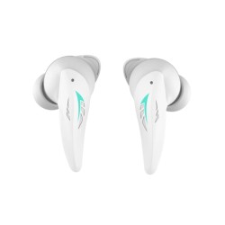 White shark slušalice i mikrofon Titan bijele