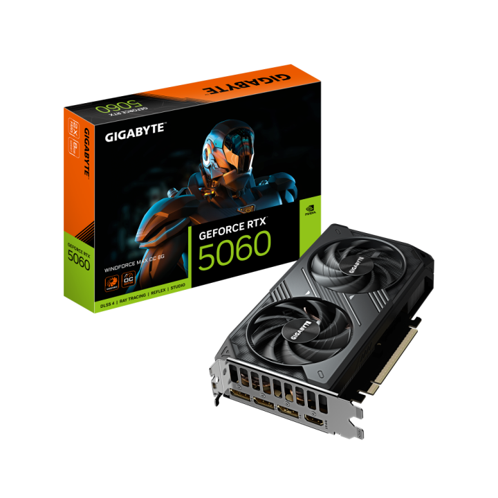 Gigabyte grafička kartica 5060 Windforce MAX OC 8GB GDDR7