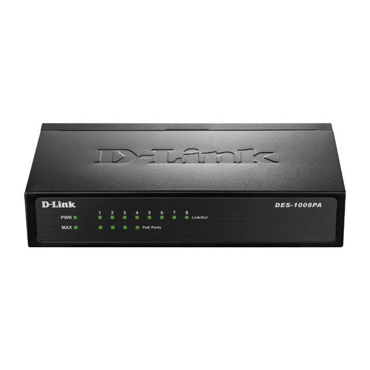 D-Link 8 port PoE Switch, DES-1008PA