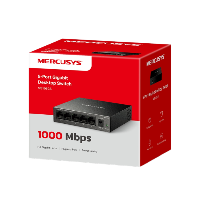 Mercusys switch 5-portni MS105GS